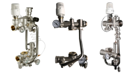 Насосно-смесительные узлы с термостатическими головками