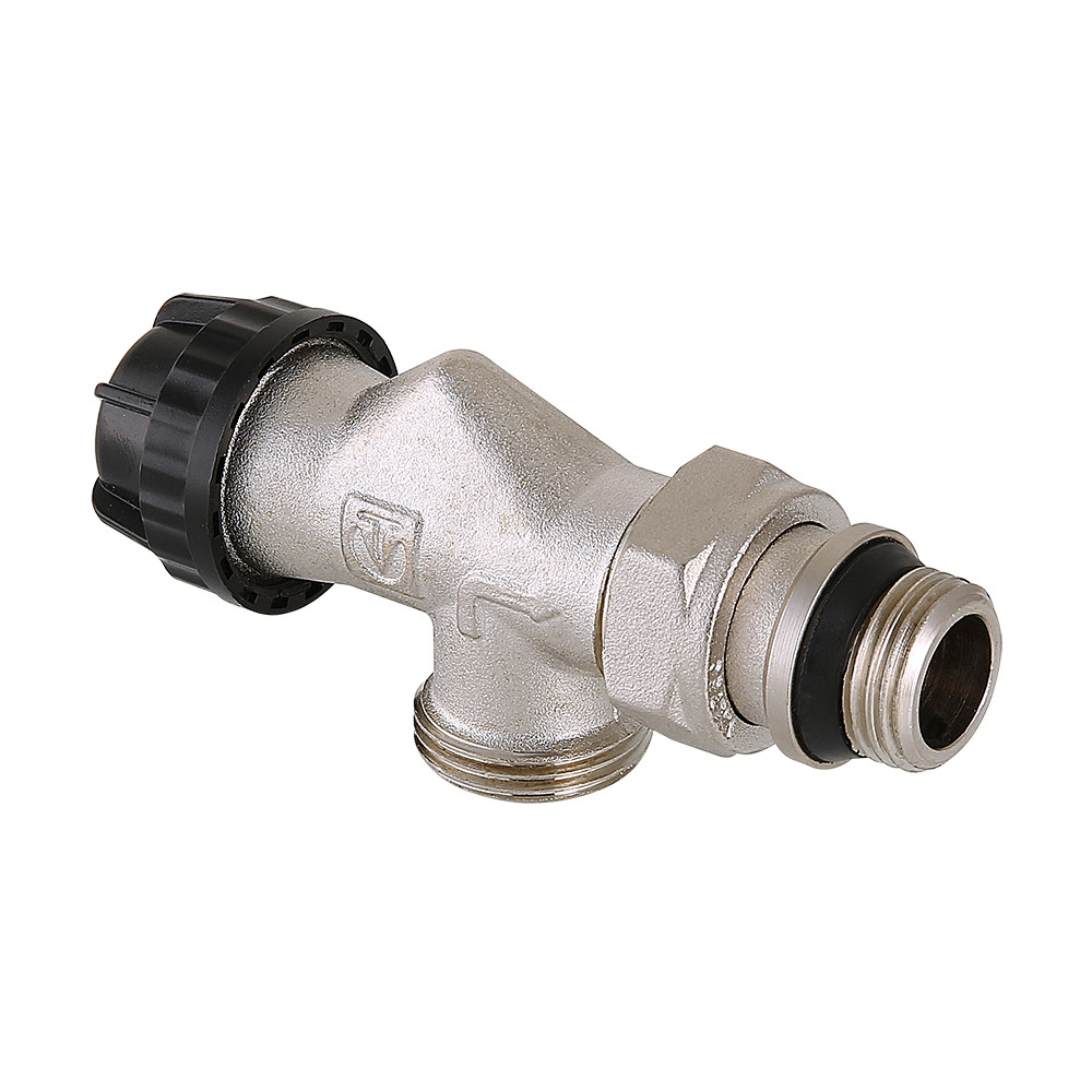 Клапан радиаторный осевой с преднастройкой и дополнительным уплотнением, «евроконус» VT.180.NER