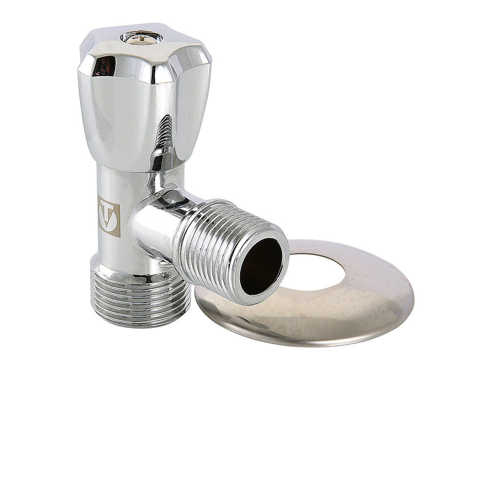 Вентиль угловой для подключения сантехнических приборов VT.240.TN