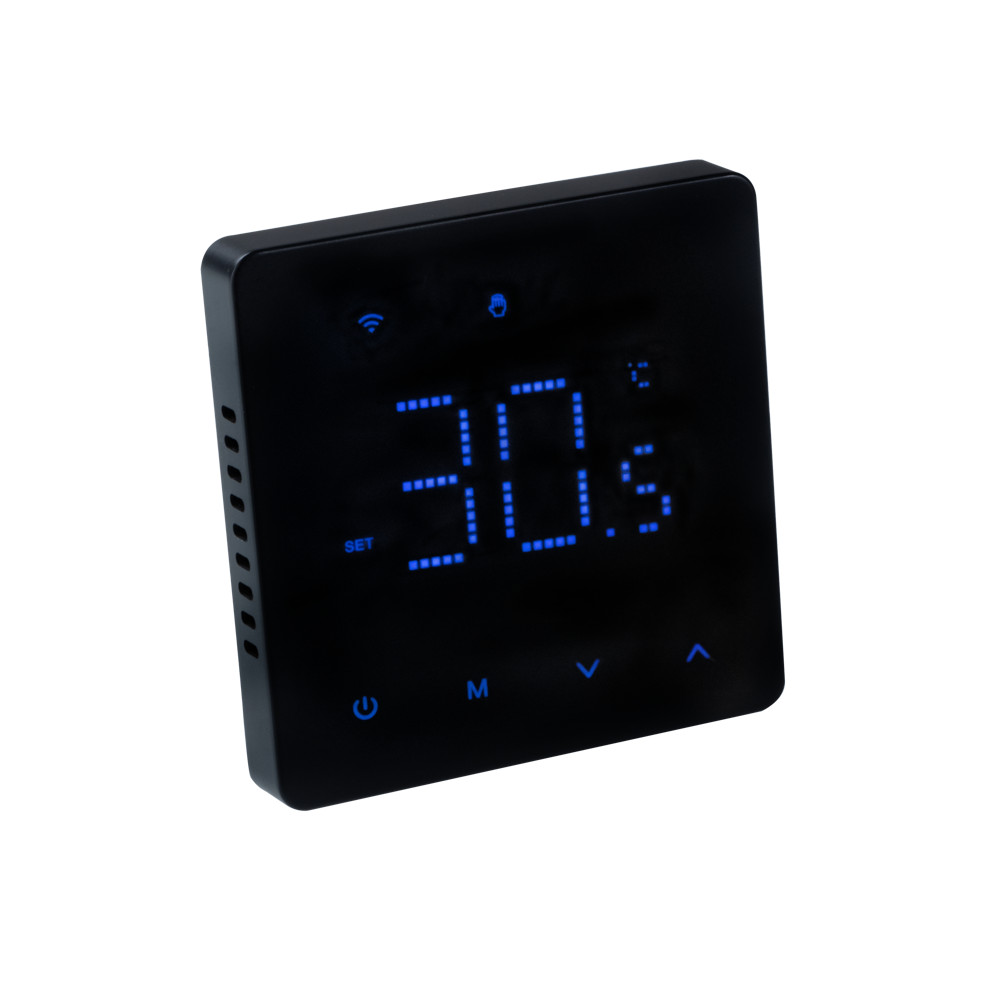 Комнатный WIFI-хронотермостат, универсальный, черный VT.AC608.B