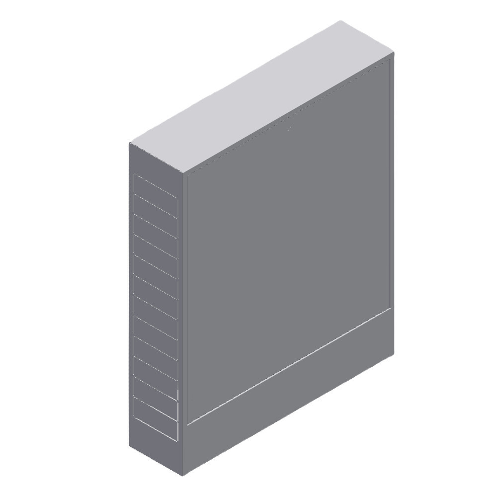 Шкаф коллекторный пристраиваемый ШРН высокий  VTc.541.H