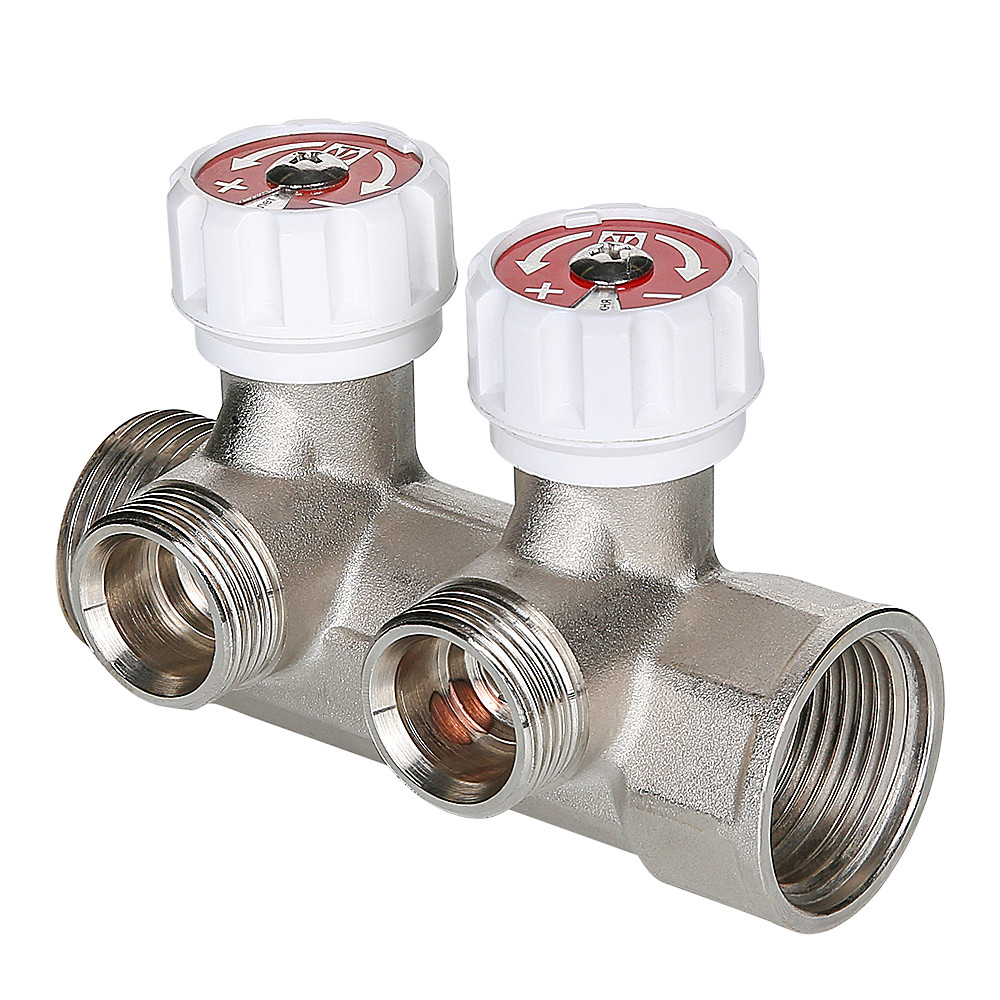 Коллектор с регулирующими вентилями и выходами стандарта «евроконус» VTc.570.NE