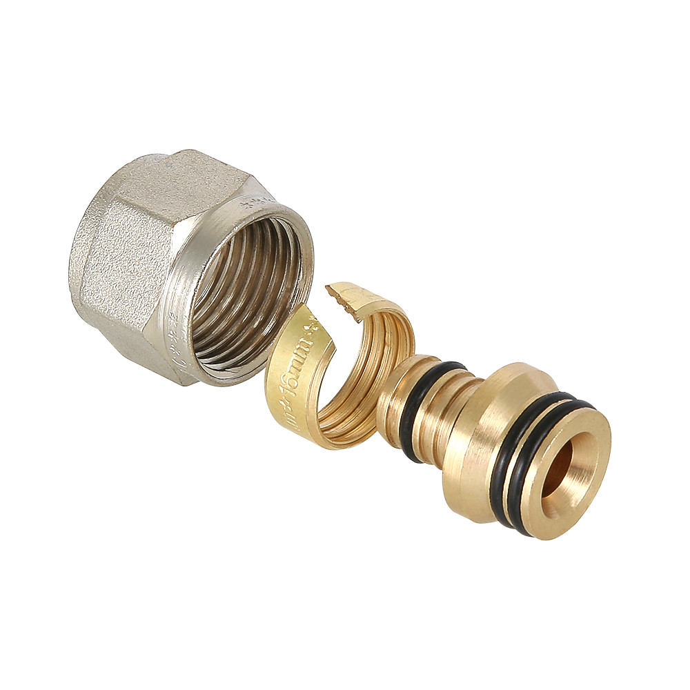 Фитинг коллекторный обжимной для металлополимерной трубы VTc.710.N