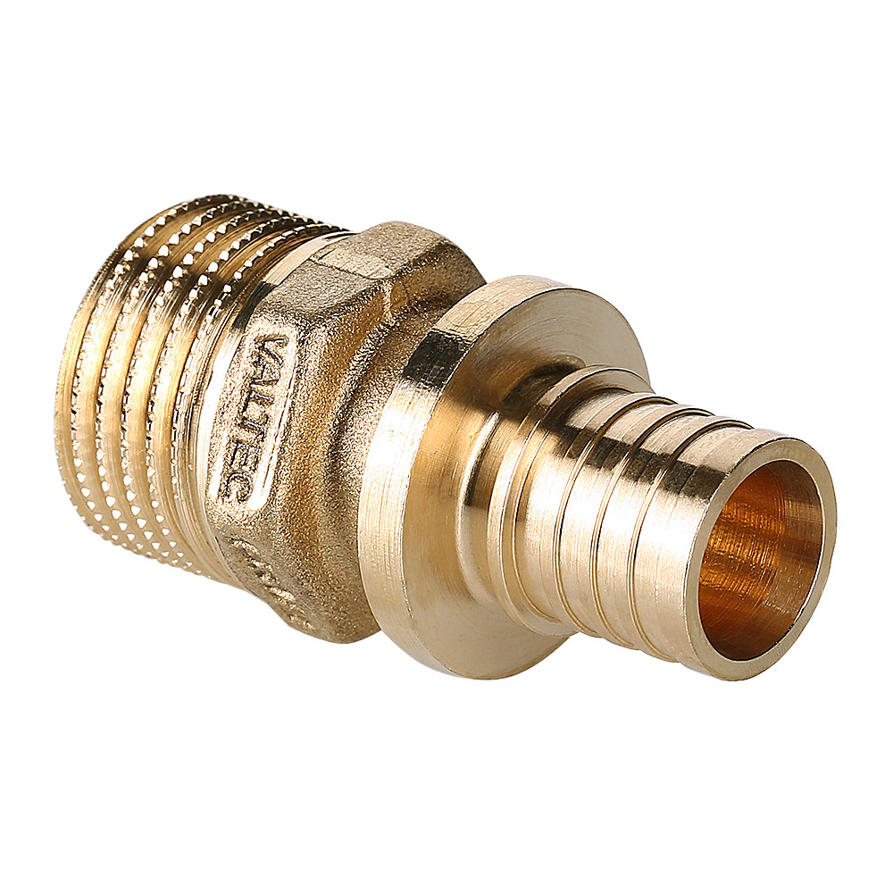 Фитинг аксиальный универсальный – фитинг надвижной с переходом на наружную резьбу VTm.401.BG