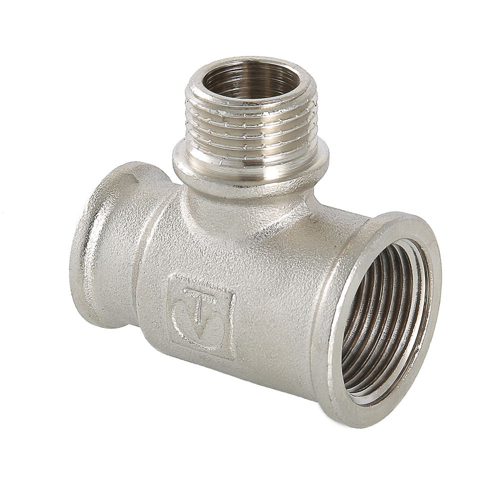 Фитинг резьбовой – тройник переходной с переходом на наружную резьбу  VTr.132.RN