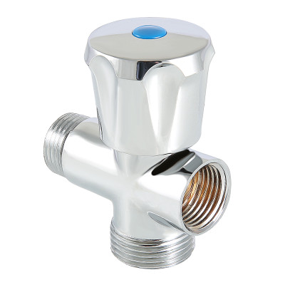 Вентиль-тройник хромированный VT.255.N