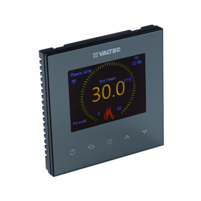 Комнатный WIFI-хронотермостат с цветным дисплеем, универсальный, черный VT.AC613.B