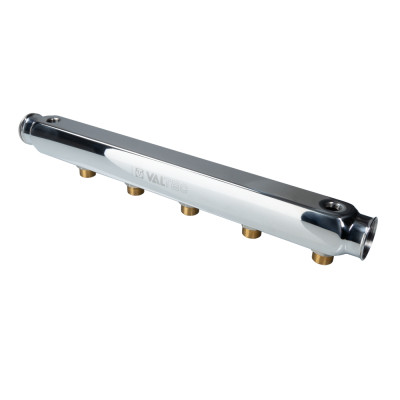 Коллектор из нержавеющей стали с межосевым расстоянием выходов 100 мм VTc.510.SL