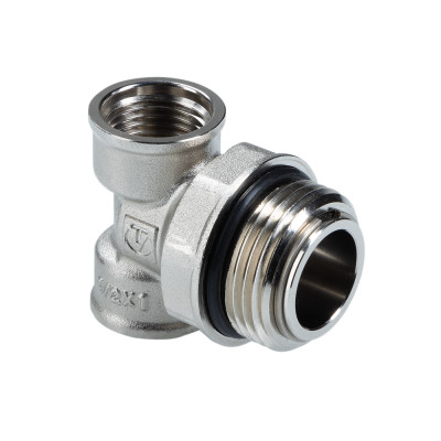 Фитинг коллекторный – тройник коллекторный с вращающимся штуцером VTc.630.N