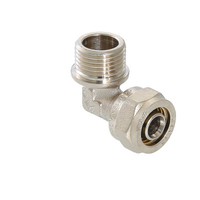 Фитинг обжимной – угольник с переходом на наружную резьбу VTm.353.N