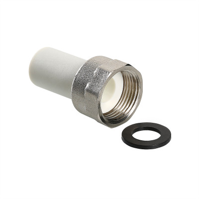 Фитинг полипропиленовый – штуцер с накидной гайкой, внутренняя резьба VTp.722.0