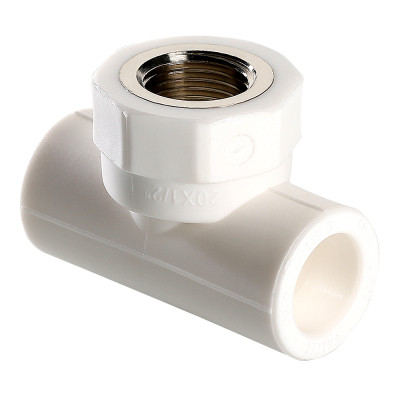 Фитинг полипропиленовый – тройник с переходом на внутреннюю резьбу VTp.732.0