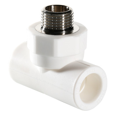 Фитинг полипропиленовый – тройник с переходом на наружную резьбу VTp.733.0