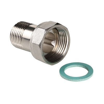 Резьбовой фитинг – полусгон с накидной гайкой и наружной резьбой VTr.613.N